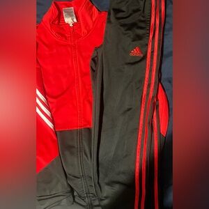 Adidas boys sweatsuit tracksuit matching set